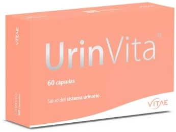 Vitae UrinVita 60 cápsulas | Fórmula natural para el bienestar del sistema urinario | Arándano rojo | Ingredientes 100% natural