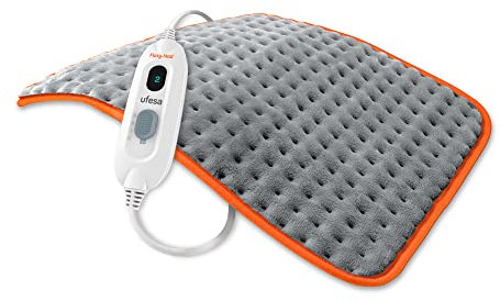 Ufesa Flexyheat Colors Almohadilla Térmica Eléctrica 40x30cm, 100W, Mircofibra Ultrasuave, 3 Niveles de Temperatura, Apagado Automático, Lavable