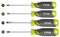 RYOBI Lot de 4 tournevis - Tête plate et cruciforme - Pointe magnétique - Amélioration de la maison et électronique