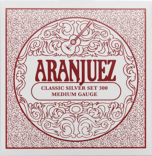 Aranjuez - Cuerdas Guitarra Clásica Clásica Plata 300 Tensión Media