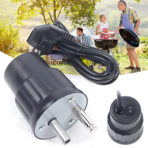 Grillmotor Elektrogrill BBQ Gasgrill Gartengrill 220V Grill-Werkzeuge EU-Stecker 1 U/min Universal BBQ Grill Motor Elektro Grill Rotisserie Motor