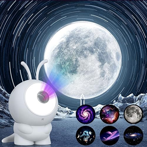 Galaxy Star Projector Starry Night Light, Galaxy Projector Light for Bedroom, 360° Rotation for Kids Adjustable Focus Starry Sky Night Baby Ceiling Decor Gifts