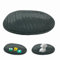 OHYER Elegante Bandeja de Madera Redonda Bandeja de Placa de Joyería Bandeja de Organizador de cajones de joyería Negro Redondo Esmerilado Para llaves Joyería Joyas Anillos Pendientes Collares Relojes