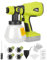 Pulverizador de pintura para Ryobi 18 V One+ batería, 200 W, pistola de pintura inalámbrica HVLP con motor sin escobillas, 4 boquillas de cobre para bricolaje, valla, sillas, pintura (solo