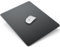 LANGBOHOS Gaming Mouse Pad Hard Mousepad Glass Mouse Pad Waterproof Durable and Ultra Smooth for Fast and Accurate Mouse Control for Office and Gaming (Black-11.81 * 9.45)