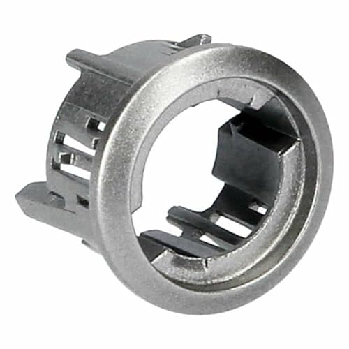 LUTH Premium Profi Parts Support de bouton compatible avec Whirlpool 481241129017 Argenté Petit pour micro-ondes