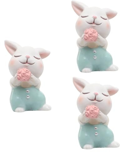 Toyvian 3stücke Adorable Resin Cake Topper Niedlicher Für Kuchen Dekoration Schreibtisch Ornament Für Freunde Und Familie Für Geburtstagsfeiern Und Festliche Anlässe
