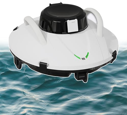 smafoseedding Robot Aspirador De Piscina Inalámbrico Completamente Automático, Aspirador De Piscina, Buena Capacidad De Recolección De Polvo, Captura Y Bloqueo De Hojas/Suciedad/Arena