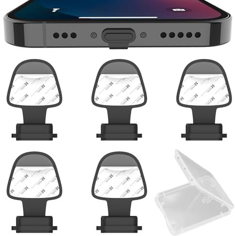 KkvoGmle 5 Stücke Handy Staubstecker, Staubschutz Stecker Staubschutzstöpsel Schutzkappe Kompatibel mit iPhone 14 13 12 Mini Pro Max 11,X,XS,XR