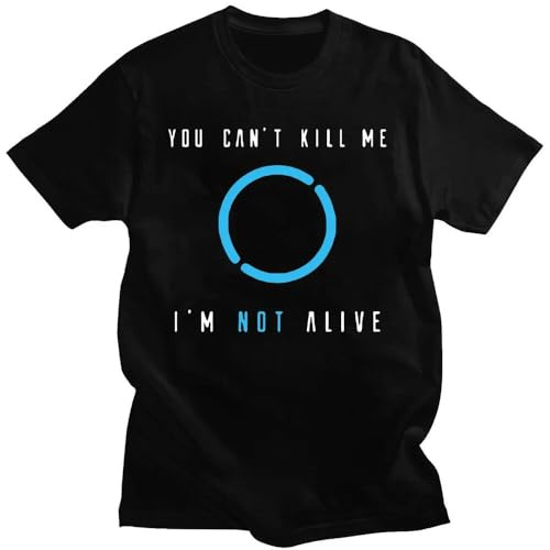 Detroit Become Human T Shirt Game Print Spring T-Shirts Black L