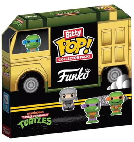 Funko Bitty Pop! Teenage Mutant Ninja Turtles (TMNT) - 12pc Multipack - 0.9 Inch (2.2 Cm) - Teenage Mutant Ninja Turtles Retro/Classic Collectable - Stackable Display Shelf Included - Gift Idea