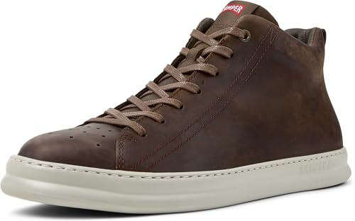 Camper Men's Runner Four K300347 Sneaker Bootie, Medium Brown 014, EU 46, Medium Brown 014, 12 UK