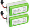 2 Baterías De Repuesto De Iones De Litio De 14,4 V, 2600 MAh, Compatibles con Conga Excellence 990 950 1090 1790 1990, Compatibles con Ecovacs Deebot N79 N79S Eufy RoboVac