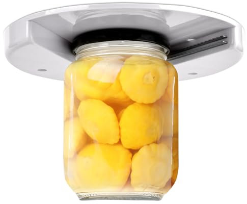 YYTECH Unterschrank-Glasöffner Unterbau-Deckelgreifer Werkzeug zum Einfachen Greifen und Abschrauben von Gläsern Flaschenöffner für Senioren und schwache Hände oder arthritische Hände