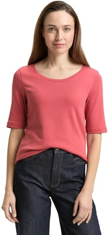 Tom Tailor Damen 1047728 Basic T-Shirt (1er Pack)