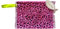 Lovely Beach Pochette Beach Girl Leopardata, 28x22 cm, Impermeabile con Zip e Laccio, in Cotone e PVC (Fucsia)