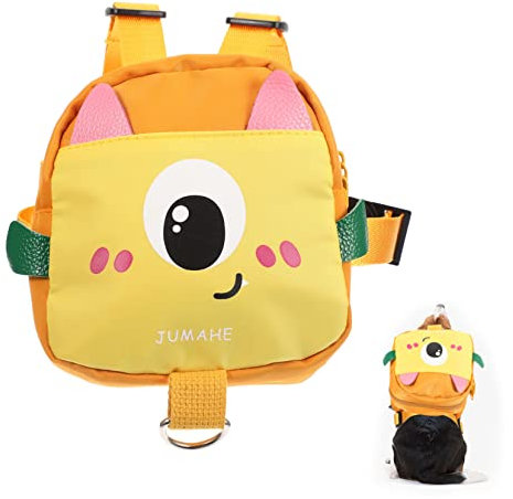 TOYANDONA Hunde Rucksack Für Kleine Hunde Wasserdichter Verstellbarer Selbst Tragender Hundebesitzer Rucksack Mit Schnellem Verschluss Und Großer Komfortfunktion in Orange