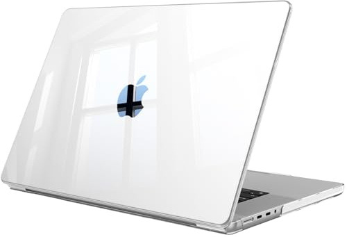 Fintie Hülle Kompatibel mit MacBook Pro 16'', Transparent | M5 M4 M3 M2 M1 Pro/Max, (2026-2021) A3428 A3429 A3186 A3403 A2991 A2780 A2485, Ultradünne Hartschale Schutzhülle Snap Cover