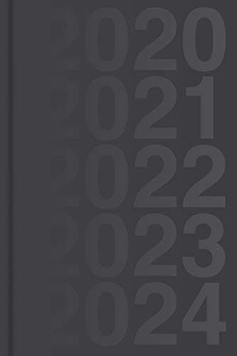 Kalender für 5 Jahre, 2020 - 2024 - Wochenplaner: Wochenkalender und Planer für fünf Jahre (2020, 2021, 2022, 2023, 2024), ca. A5, schwarz