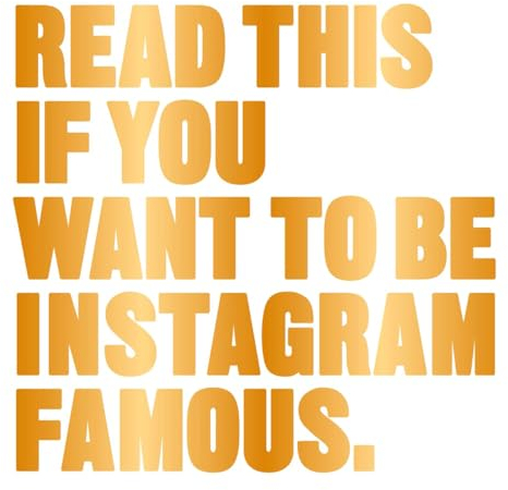 Read This if You Want to Be Instagram Famous: (Tips on photographic techniques, captioning, codes of conduct, kit and managing your account)