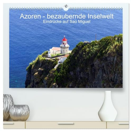 Azoren - bezaubernde Inselwelt. Eindrücke auf Sao Miguel (hochwertiger Premium Wandkalender 2026 DIN A2 quer), Kunstdruck in Hochglanz: Wanderer und ... der Schönheit Sao Miguels. (CALVENDO Orte)