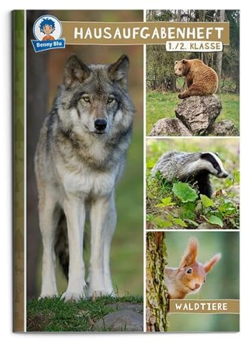 Benny Blu Bambini Hausaufgabenheft Waldtiere: 1./2. Klasse Waldtiere DIN A4