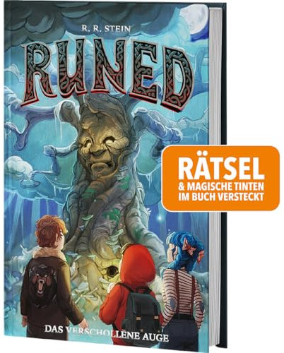 RUNED - Das verschollene Auge: | Interaktive Rätsel & leuchtende Zaubertinte | Abenteuer Fantasy Roman ab 12 Jahre