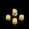 Bullet Buttons ABXY - Kit de palanca de mando para Xbox One S Slim Elite Control de repuesto (amarillo transparente)