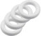 4 Styropor Ringe, Vollform, weiß, verschiedene Größen - Kreis Rohling DIY, Größe:17cm
