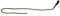 DINGO GEAR S02631 - Frustino montabile con Frusta, 80 cm, Punta sostituibile, Colore: Giallo