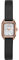 Emporio Armani Uhr für Damen , Zweizeiger Uhrwerk, weniger als 22mm Rosegold Edelstahlgehäuse mit einem Lederarmband, AR11248