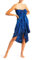 PANASIAM Sarong B111 blue dot, L