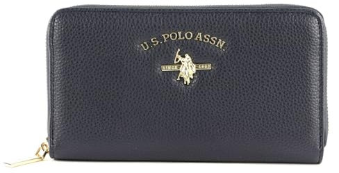 U.S. POLO ASSN. Stanford Zip Around Wallet Navy