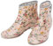 TOPINCN Stivali da Pioggia da Donna Scarpe Comode Impermeabili Stampate Stivali da Pioggia da Donna con Stampa Antiscivolo Scarpe da Giardino Stivali da Pioggia per Esterno(38 Yards)
