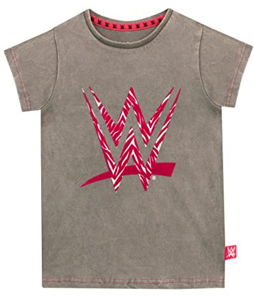 WWE Maglietta per Ragazze Grigio 11-12 Anni