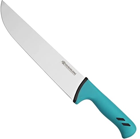 YOUSUNLONG Cuchillo de chef - Cuchillo de carnicero 203mm -Acero de molibdeno con alto contenido de carbono- procesamiento de carne - Mango ergonómico antideslizante