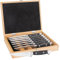 Viking Steakhouse 8-Piece Meat Knife Set with Storage Box - (Black)