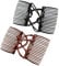 Lot de 2 peignes à cheveux élastiques en plastique - Peigne à chignon élastique réglable et clip pour cheveux bouclés, épais et ondulés