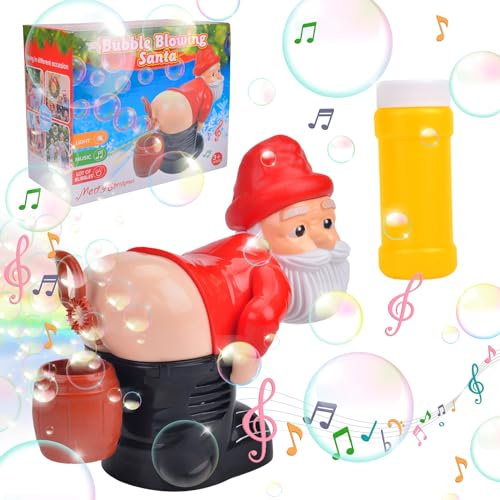 Bubble Blower, Elektrische Seifenblasenmaschine, Weihnachtsmann Furz Blasengebläse
