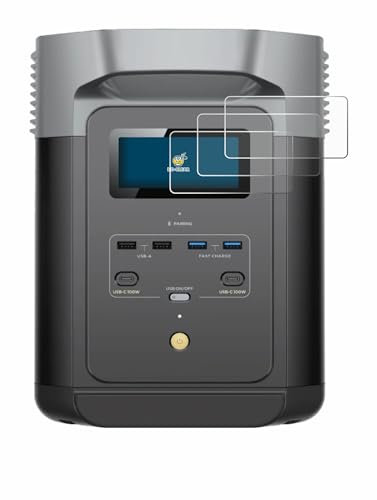 BROTECT (6 Stück Schutzfolie für EcoFlow DELTA 2 Displayschutz Folie Ultra-Klar