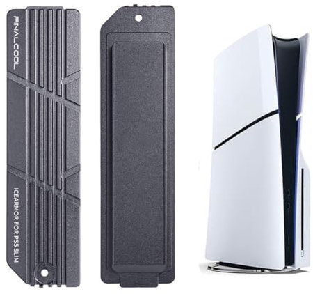 Fiorky M.2 SSD NVMe Heatsink for PS5 Slim with Thermal Silicone Pads Heat Sink Radiator Solid State Drive Cooler for 2280 M.2 NVMe SSD