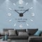 Vangold Moderne Mute DIY große Wanduhr 3D Aufkleber Big Wanduhren für Home Office Decor Geschenk