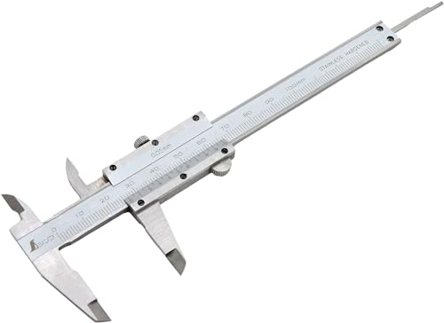Shinwa 19894 Mini Messschieber aus Edelstahl 100mm - hochwertige Schieblehre mit 0,05mm Genauigkeit