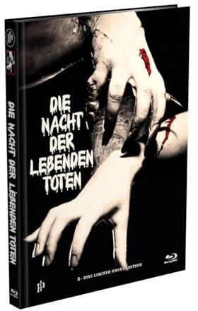 Die Nacht der lebenden Toten (Neue Retro Synchro) 2-DISC Mediabook Cover G1 limited 44 UNCUT (Blu-ray + DVD) G1
