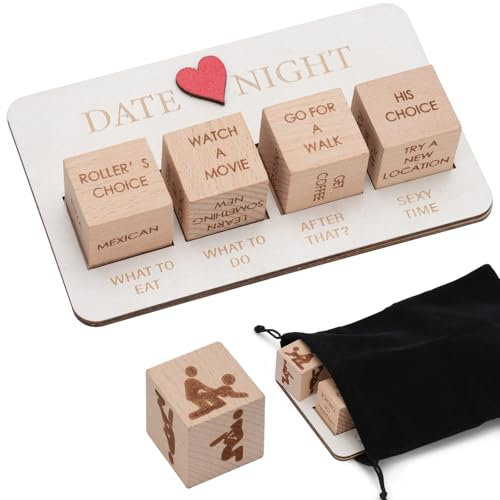 Sukudon Date Night würfel,Sex Spielzeug ab 18 für Paare extrem,Sex Spiele für Paare erotikspiele,Pärchen-Abenteuerspiel Würfel,Date Ideen für Paare