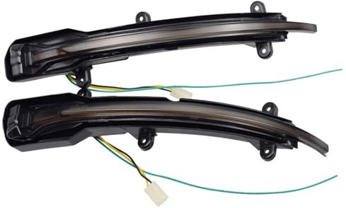 BCBSYCJP Spiegelblinker Außenspiegel Blinker Für Audi Q5 SQ5 8R Q7 SQ7 2008-2017 Links Rechts Auto-Seiten-Rückspiegel Blinker-Licht-Anzeigeleuchte Zubehör ersetzen,-Yellow