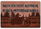 speecheese Wenn ich Nicht aufmache Bin ich Motorradfahren Fußmatte in 40x60 cm ohne Rand mit Chopper witziger Fußabtreter mit Spruch als Geschenk für Biker und Motorradfahrer die es lieben