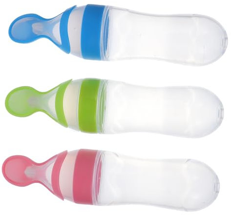 Vaguelly Reispaste Flaschen Quetschbare Fütterungsflaschen Für äuglinge Nahrungsergänzungsmittel Sicheres Geschirr Und