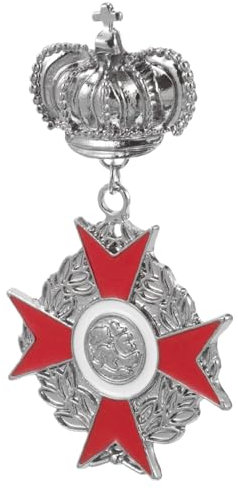 VALICLUD Kronenmedaille Brosche Für Männer Und Frauen Vintage Abzeichen Für Kostüme Anstecknadel Für Hochzeiten Schals Und Hüte Perfektes Accessoire Für Sammler Und Feiertage