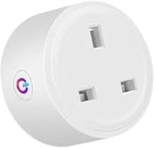 Zigbee Smart Plug UK Socket 20A with Energy Monitoring | Zigbee 3.0 | Works with Home Assistant, Zigbee2MQTT, Tuya, Alexa & Google Home | Signal Repeater Function | High Power 4400W